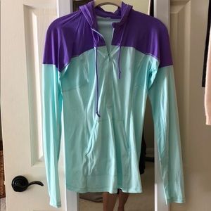 Lululemon mid zip long sleeve top
